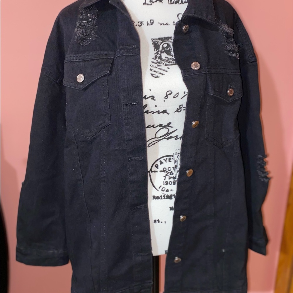 Oversized Black Jacket